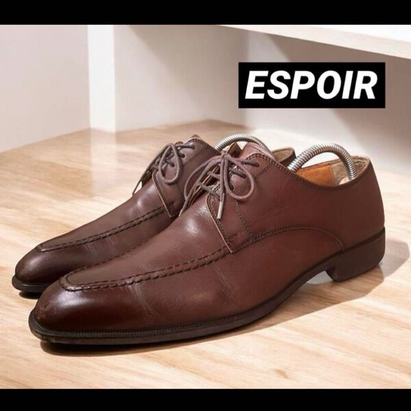 ESPOIR エスポアール ビジネスシューズ ドレスシューズ 6 三越伊勢丹 ダークブラウン