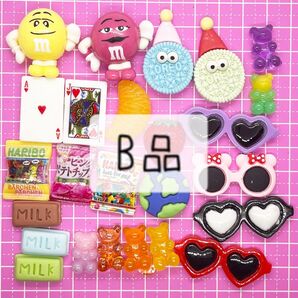 No.3734 【B品】 デコパーツ プラパーツ アソート