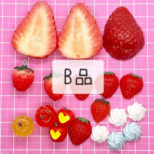 No.3757 【B品】 デコパーツ プラパーツ アソート
