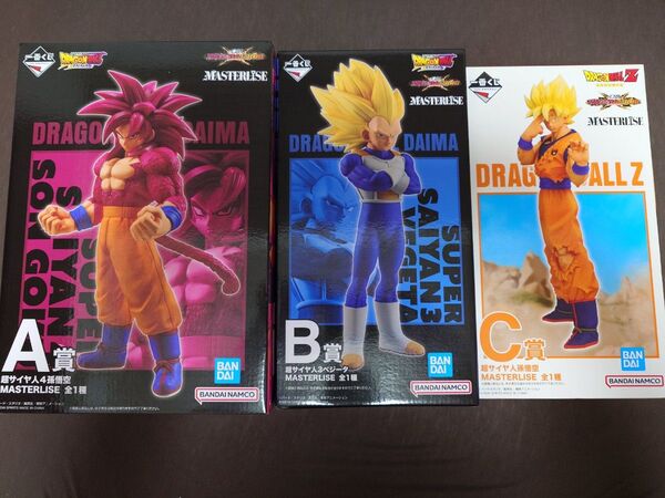一番くじ ドラゴンボール VSオムニバスCROSS フィギュア 3体セット+クリアポスター全11種