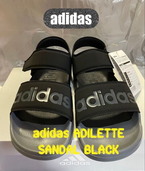 【新品】アディダス アディレッタスポーツサンダル【BLACK】27.5cm 【adidas ADILETTE SANDAL 】