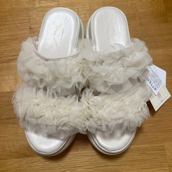 しまむら 辻希美 厚底サンダル Lサイズ アンジェシャルム