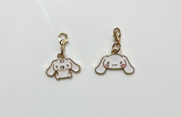 シナモロール&みるく 2個セット【200円OFFクーポンご利用で300円】サンリオキャラクターズ ミニチャーム・マスクチャーム