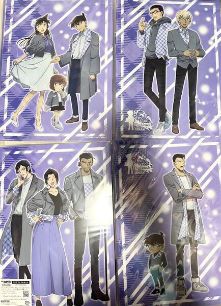 名探偵コナン A4クリアファイル 2枚セット劇場版『名探偵コナン 隻眼の残像(フラッシュバック)』長野県警 公安警察 映画グッズ