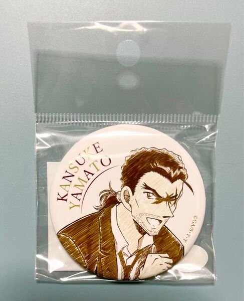 名探偵コナン 大和勘助 缶バッジ ペンシルアート 長野県警 カンバッジ 劇場版『名探偵コナン 隻眼の残像(フラッシュバック)』