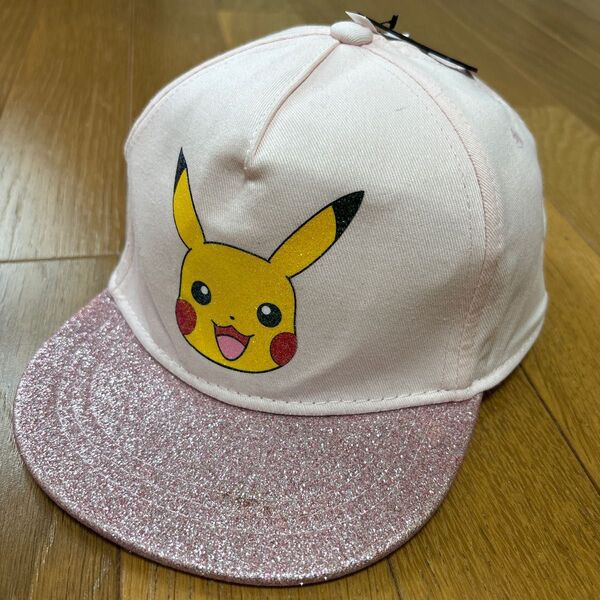 新品 H&M ポケモン 帽子 キャップ 女の子 ピンク