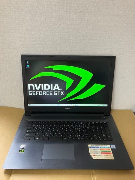ゲーミングノート/SSD 512GB/17.3型/Windows11/i7 7700HQ/GTX1050Ti/16GB