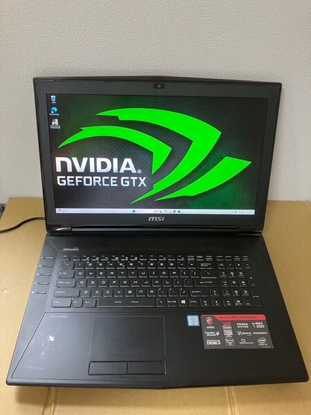 ゲーミングノート/SSD 512GB/17.3型/Windows11/i7 6700HQ/GTX1060/16GB
