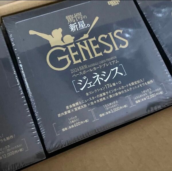 残り僅か BBM 2024 ジェネシス genesis 未開封 新品 ボックス 1個 匿名発送 佐々木朗希 定価13,200円