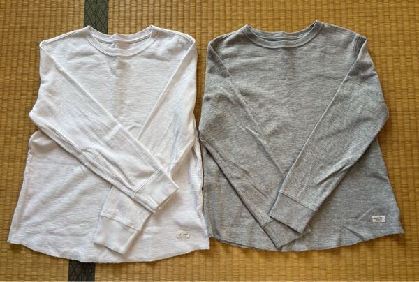 GAP kids ワッフルロンT 130cm 2枚セット