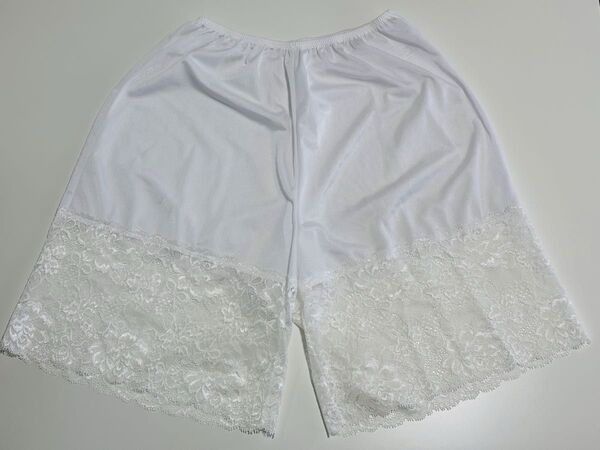 【日本製・美品】ブライダル ペチコート ペチパンツ タップパンツ L