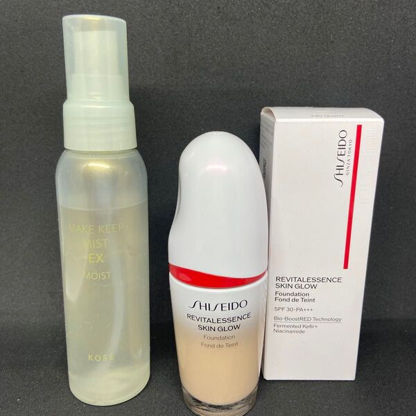 資生堂 SHISEIDO エッセンススキングロウファンデーション 240 リキッドファンデ 美容液 キープミスト