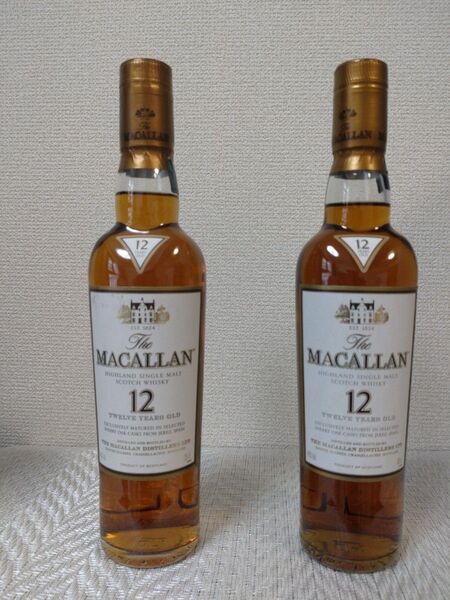 MACALLAN シェリーオークカスク12年 350ml 2本セット
