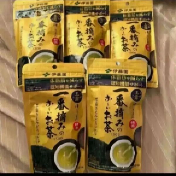 最安値!!一番摘みのおーいお茶1500 新品未開封5袋セット