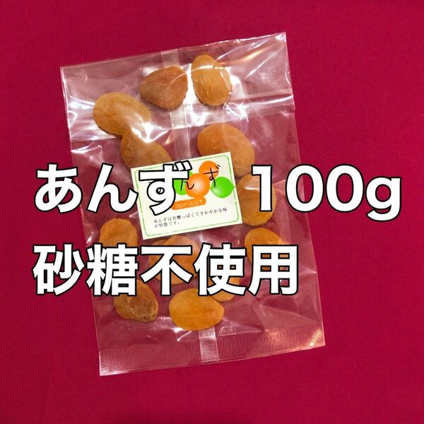 あんず砂糖不使用 100g アプリコット 杏 ドライフルーツ 果物