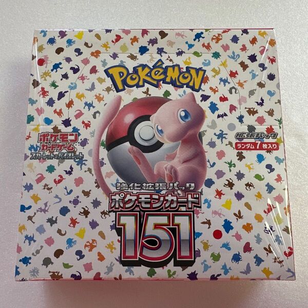 スカーレット&バイオレット 強化拡張パック ポケモンカード151(イチゴーイチ) BOX 新品未開封 シュリンク付き ポケセン産