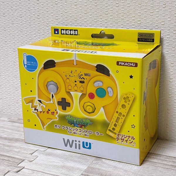ホリ クラシックコントローラー Wii U/Wii ピカチュウ ポケモン