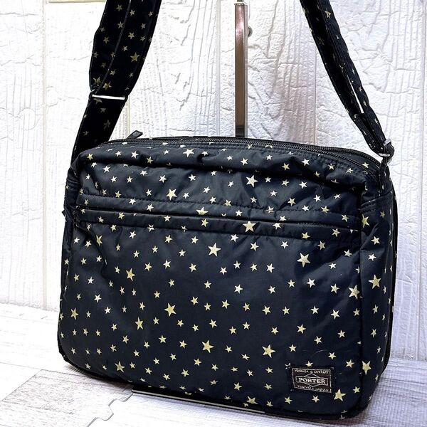 ヘッドポーター ビューティー ショルダーバッグ 星柄 PORTER ポーター
