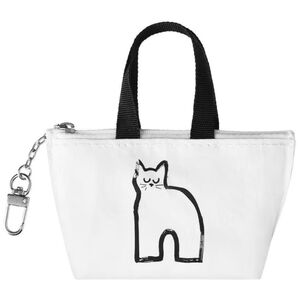 ●IKEA ミニバッグ クノーリグ キーリング 小銭入れ 小物入れ(猫)