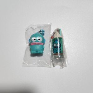 【新品】Sanrio サンリオキャラクターズ マスコット&グミ レトログラスミニチュアチャーム 2点セット ハンギョドン ガチャ