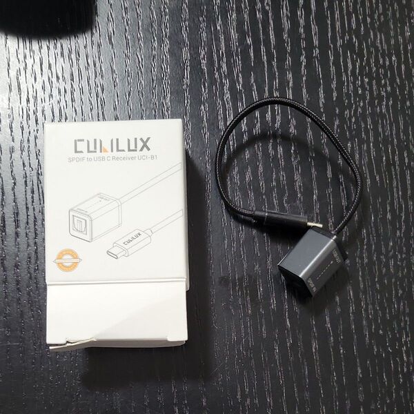 Cubilux SPDIF - USB C 入力アダプター UCI-B1 光オーディオ録音用