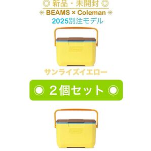 【2個セット】BEAMS × Coleman テイク6 2025別注色 イエロー