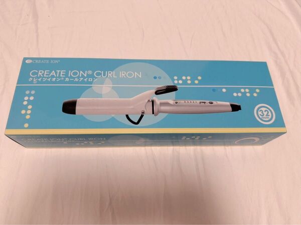 クレイツ社 イオン カールアイロン 32mm ヘアアイロン コテ ウェーブ 巻き髪 CREATE ION