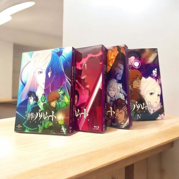 【中古】神撃のバハムート GENESIS I〜IV〈初回限定版〉Blu-rayセット