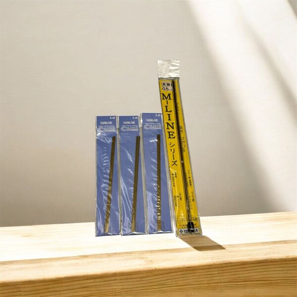 【未使用】WAVE C・LINE 1.0mm(OP-054-200)3個 + Tetra 真鍮線 0.5mm×250mm1個セット