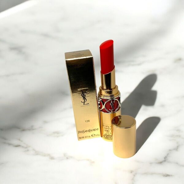 【新品】【未使用品】YSL イヴ・サンローラン ルージュ ヴォリュプテ シャイン 126 口紅 ルージュ リップスティック メイク