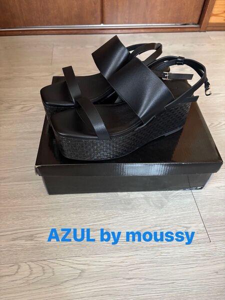 新品AZUL by moussy厚底サンダルL