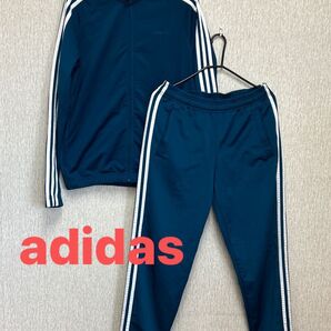 ♯ME 02 adidasneo 上下セットアップ メンズLサイズ 紺色
