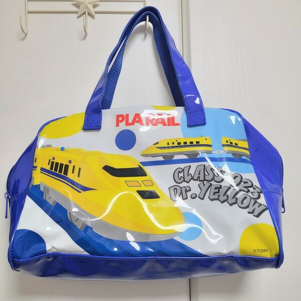 プラレール 新幹線 プールバッグ ビニールバッグ 水泳 乗り物