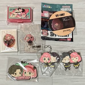 SPY×FAMILY ラバーマスコット アーニャ ベッキー ダミアン セリアコラボグッズ 一番くじ
