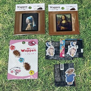 ワッペン6枚セット まとめ売り 絵画イラスト はりねずみ