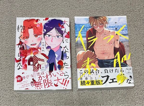 イラつく素肌 大人になったら抱くからな 沖田有帆 2冊セット bl