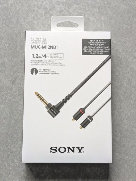 ソニー リケーブル MUC-M12NB1 1.2m 標準プラグ バランス接続対応