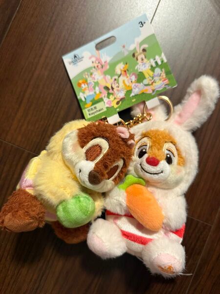 上海 ぬいぐるみ イースター チップとデール マスコット