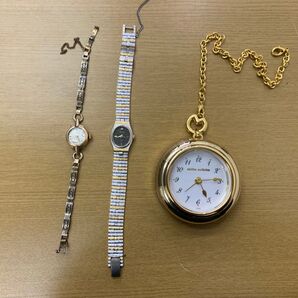 【最終値下げしました】SEIKO、ORIENT 腕時計&mila schon 懐中時計稼働