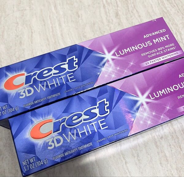 Crest 3D White Advanced Mintクレストルミナスミント