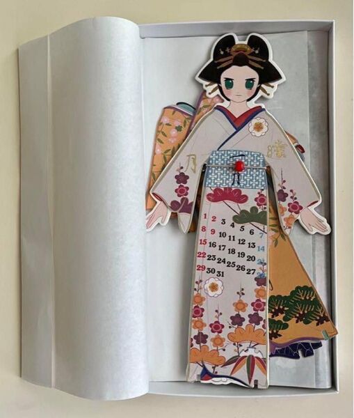 レア ★ 山口藍 立体着せ替えカレンダー 着物 現代美術 コレクション アート アーティスト