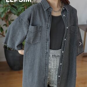 LEPSIM デニムBIGシャツ