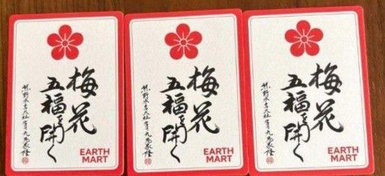 大阪万博 関西万博 梅干し 引き換え券 EARTH MART 3枚セット