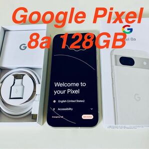【美品】Google Pixel 8a 128GB ポーセリン