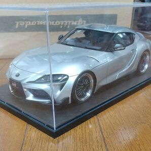 イグニション1/18 GRスープラ ミニカー シルバー