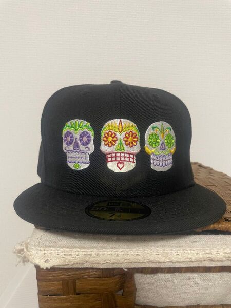 NEW ERA メキシカンスカル 黒 7 1/4