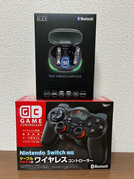 ワイヤレスコントローラー ワイヤレスイヤホン