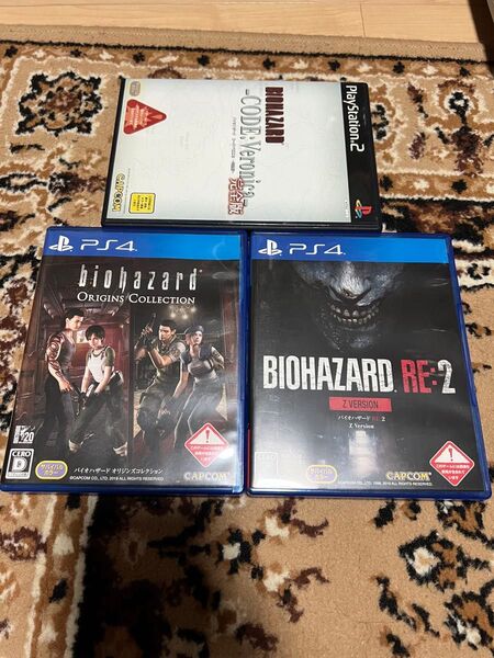 PS2 PS4 バイオハザード コードベロニカ RE2 オリジンズコレクション ソフト Z