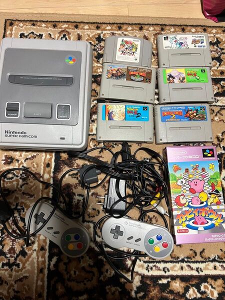 スーパーファミコン 本体 ソフト 付き マリオ ドンキーコング カービィ ドラゴンボール Nintendo