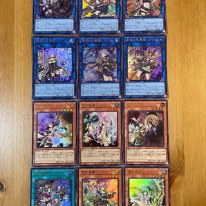 遊戯王 OCG ヒータ ウィン ダルク ライナ エリア アウス 霊使い ウルトラレア 12種セット QCCU QCCP QCAC